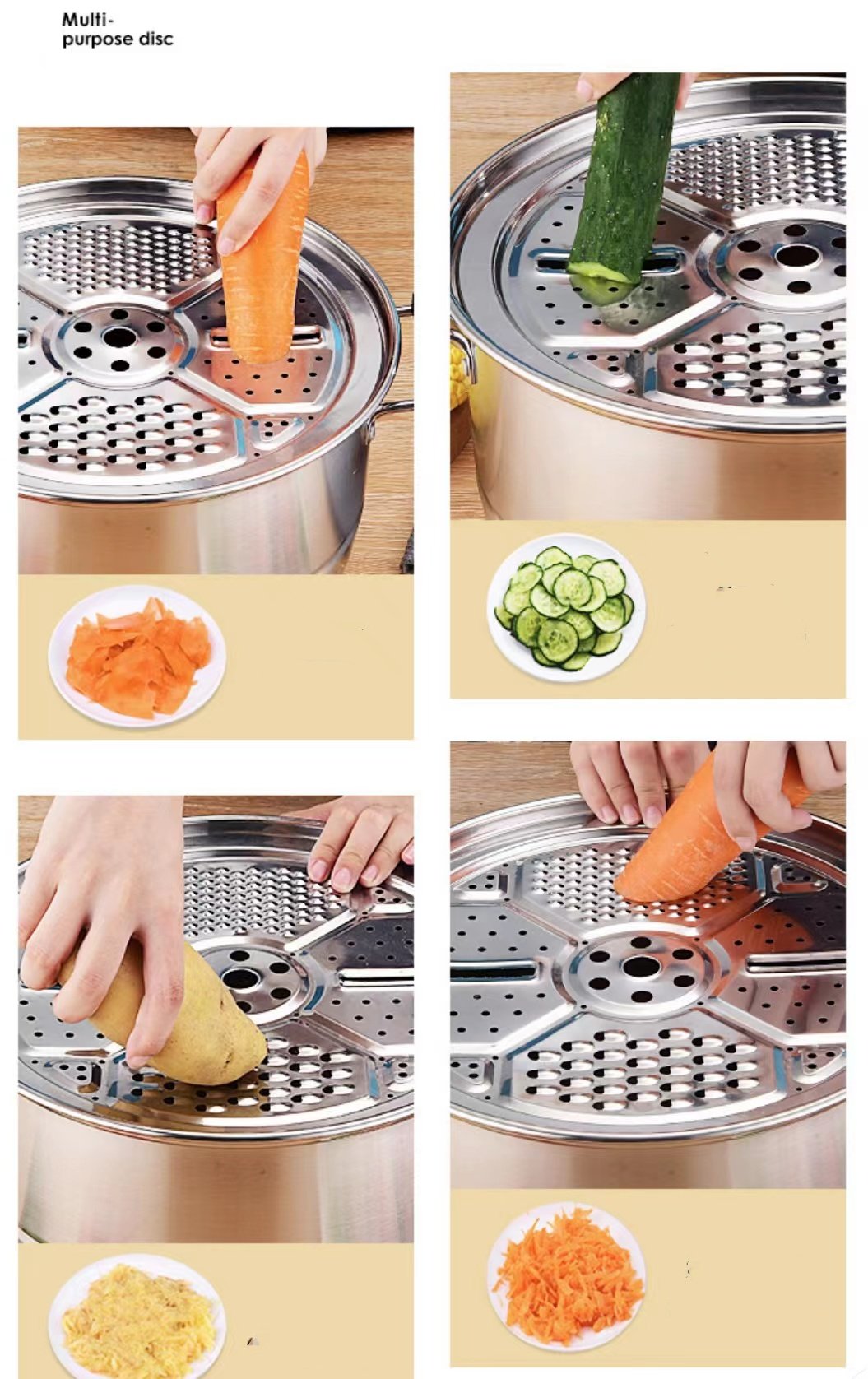 High Quality Multifunctional Double Cooking Steamer Stainless